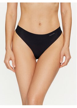 Calvin Klein Underwear Komplet 3 par stringów 000QD3558E Czarny ze sklepu MODIVO w kategorii Majtki damskie - zdjęcie 173138788