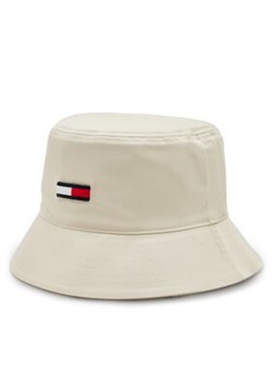 Tommy Jeans Kapelusz Tjw Elongated Flag Bucket Hat AW0AW16381 Écru ze sklepu MODIVO w kategorii Kapelusze damskie - zdjęcie 173139018