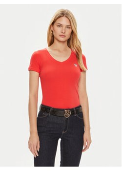 Guess T-Shirt W2YI45 J1314 Czerwony Slim Fit ze sklepu MODIVO w kategorii Bluzki damskie - zdjęcie 173139019