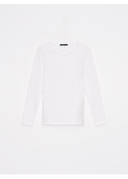 Mohito - Biała bluzka basic - biały ze sklepu Mohito w kategorii Bluzki damskie - zdjęcie 173139369