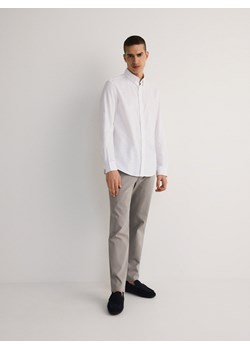 Reserved - Spodnie chino slim - jasnoszary ze sklepu Reserved w kategorii Spodnie męskie - zdjęcie 173139777