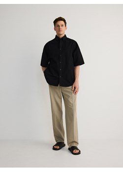 Reserved - Koszula oversize - czarny ze sklepu Reserved w kategorii Koszule męskie - zdjęcie 173139788