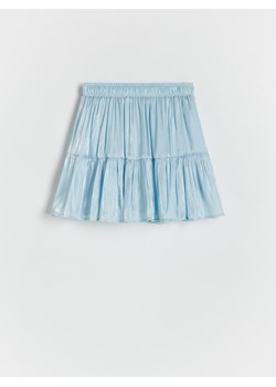 Reserved - Spódnica z metalicznym efektem - jasnoturkusowy ze sklepu Reserved w kategorii Spódnice dziewczęce - zdjęcie 173139808