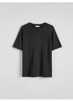 Reserved - T-shirt regular z efektem sprania - ciemnoszary ze sklepu Reserved w kategorii Swetry męskie - zdjęcie 173140246