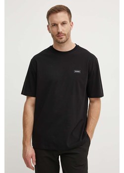 Karl Lagerfeld t-shirt bawełniany męski kolor czarny gładki 245M2110 ze sklepu ANSWEAR.com w kategorii T-shirty męskie - zdjęcie 173140717