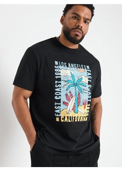 Sinsay - Koszulka z nadrukiem - czarny ze sklepu Sinsay w kategorii T-shirty męskie - zdjęcie 173141479