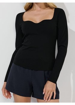 Sinsay - Koszulka z długimi rękawami - czarny ze sklepu Sinsay w kategorii Bluzki damskie - zdjęcie 173141547
