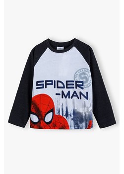 Bawełniana bluzka chłopięca z długim rękawem Spiderman ze sklepu 5.10.15 w kategorii T-shirty chłopięce - zdjęcie 173141696