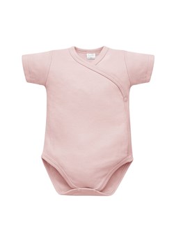 Różowe body niemowlęce kopertowe z krótkim rękawem - Pinokio ze sklepu 5.10.15 w kategorii Body niemowlęce - zdjęcie 173141807