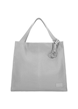 Wojas Popielata Shopperka Z Ażurową Skórą ze sklepu Wojas w kategorii Torby Shopper bag - zdjęcie 173150085