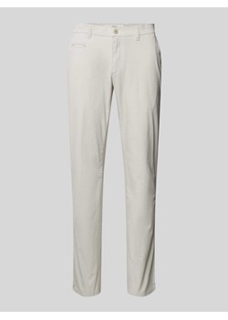 Spodnie o kroju regular fit z wpuszczanymi kieszeniami model ‘FABIO’ ze sklepu Peek&Cloppenburg  w kategorii Spodnie męskie - zdjęcie 173154569