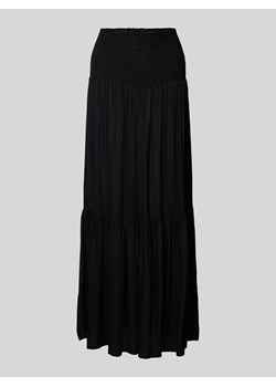 Długa spódnica z marszczonymi detalami model ‘maxi’ ze sklepu Peek&Cloppenburg  w kategorii Spódnice - zdjęcie 173154579