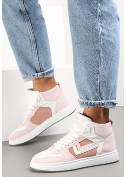 Biało-Różowe Sneakersy Maeramia ze sklepu renee.pl w kategorii Buty sportowe damskie - zdjęcie 173160068