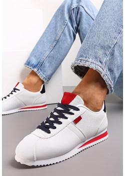 Biało Czerwone Sneakersy z Przeszyciami Phyrise ze sklepu renee.pl w kategorii Buty sportowe damskie - zdjęcie 173171986