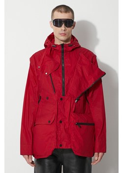 A-COLD-WALL* kurtka bawełniana Cargo Storm Jacket kolor czerwony przejściowa ACWMO254 ze sklepu PRM w kategorii Kurtki męskie - zdjęcie 173257975