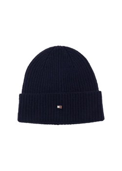 Tommy Hilfiger Kaszmirowa czapka PLAQUE BEANIE ze sklepu Gomez Fashion Store w kategorii Czapki zimowe męskie - zdjęcie 173263545