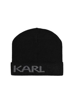 Karl Lagerfeld Czapka BEANIE | z dodatkiem wełny ze sklepu Gomez Fashion Store w kategorii Czapki zimowe męskie - zdjęcie 173264879