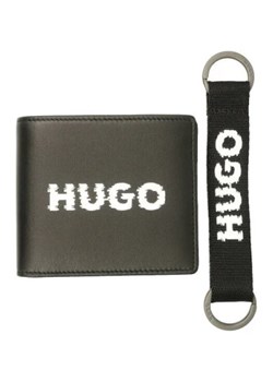 HUGO Skórzany portfel + brelok GBHM_4 ze sklepu Gomez Fashion Store w kategorii Portfele męskie - zdjęcie 173267549