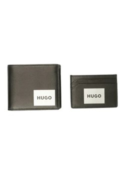 HUGO Skórzany portfel + etui na karty GBHM_4 ze sklepu Gomez Fashion Store w kategorii Etui - zdjęcie 173267555