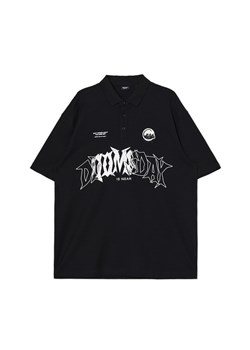 Cropp - Koszulka polo z nadrukiem Doomsday - czarny ze sklepu Cropp w kategorii T-shirty męskie - zdjęcie 173276846
