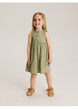 Reserved - Sukienka bez rękawów - oliwkowy ze sklepu Reserved w kategorii Sukienki niemowlęce - zdjęcie 173277407
