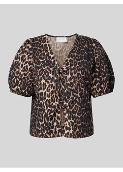 Bluzka ze zwierzęcym nadrukiem model ‘Bianca’ ze sklepu Peek&Cloppenburg  w kategorii Bluzki damskie - zdjęcie 173278709
