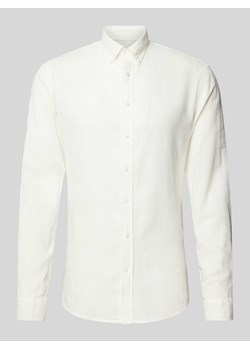 Koszula casualowa z fakturowanym wzorem ze sklepu Peek&Cloppenburg  w kategorii Koszule męskie - zdjęcie 173278735