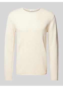 Sweter z dzianiny z fakturowanym wzorem ze sklepu Peek&Cloppenburg  w kategorii Swetry męskie - zdjęcie 173278768
