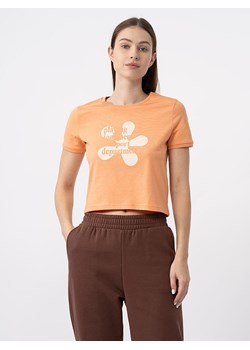 4F Koszulka w kolorze pomarańczowym ze sklepu Limango Polska w kategorii Bluzki damskie - zdjęcie 173279057