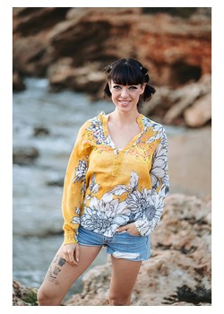 Isla Bonita by SIGRIS Bluzka w kolorze żółtym ze sklepu Limango Polska w kategorii Bluzki damskie - zdjęcie 173279096