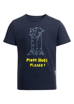 Jack Wolfskin Koszulka &quot;More Hugs&quot; w kolorze granatowym ze sklepu Limango Polska w kategorii T-shirty chłopięce - zdjęcie 173279245