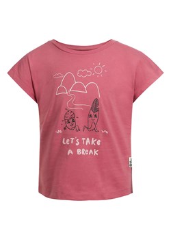 Jack Wolfskin Koszulka &quot;Take a Break&quot; w kolorze różowym ze sklepu Limango Polska w kategorii Bluzki dziewczęce - zdjęcie 173279249