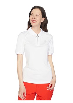 LUHTA Koszulka funkcyjna polo &quot;Aerola&quot; w kolorze białym ze sklepu Limango Polska w kategorii Bluzki damskie - zdjęcie 173279639