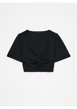 Mohito - Bluzka z węzłem - czarny ze sklepu Mohito w kategorii Bluzki damskie - zdjęcie 173280149
