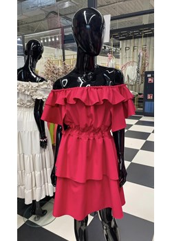 sukienka hiszpanka valentina by mielczarkowski polski produkt -  czerwona ze sklepu STYLOWO w kategorii Sukienki - zdjęcie 173280278