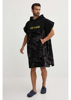 Rip Curl ręcznik bawełniany 104 x 83 cm. kolor czarny ze sklepu ANSWEAR.com w kategorii Ręczniki - zdjęcie 173280415