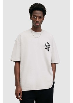AllSaints t-shirt bawełniany ORLANDO SS męski kolor biały z nadrukiem M022PA ze sklepu ANSWEAR.com w kategorii T-shirty męskie - zdjęcie 173280827