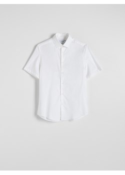 Reserved - Bawełniana koszula regular fit - biały ze sklepu Reserved w kategorii Koszule męskie - zdjęcie 173281209