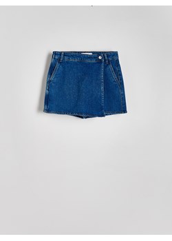 Reserved - Jeansowe spódnico-szorty - granatowy ze sklepu Reserved w kategorii Spódnice - zdjęcie 173281367