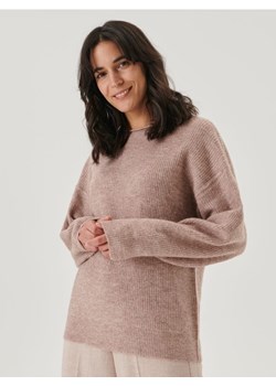 Sinsay - Sweter w prążki - beżowy ze sklepu Sinsay w kategorii Swetry ciążowe - zdjęcie 173282916