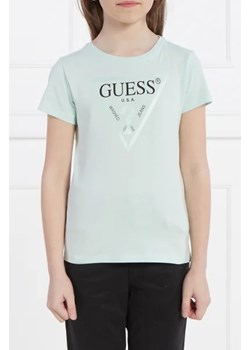 Guess T-shirt | Regular Fit ze sklepu Gomez Fashion Store w kategorii Bluzki dziewczęce - zdjęcie 173283346