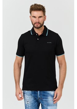 GUESS Czarne polo Lyle, Wybierz rozmiar XXL ze sklepu outfit.pl w kategorii T-shirty męskie - zdjęcie 173284276