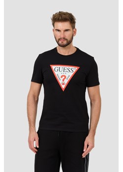 GUESS Czarny t-shirt z dużym logo Original Logo Tee, Wybierz rozmiar XXL ze sklepu outfit.pl w kategorii T-shirty męskie - zdjęcie 173284318