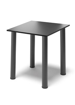 Czarny stół z metalowymi nogami - Korus ze sklepu Edinos.pl w kategorii Stoły - zdjęcie 173285259