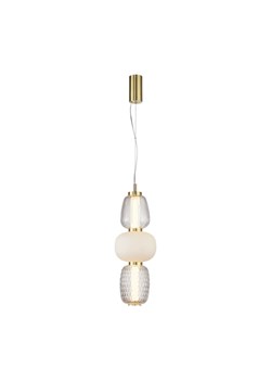 Złoty żyrandol w stylu glamour - K387-Cosa ze sklepu Edinos.pl w kategorii Lampy wiszące - zdjęcie 173285296