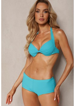 Niebieski  Dwuczęściowy Komplet Bikini Zureviana ze sklepu Renee odzież w kategorii Stroje kąpielowe - zdjęcie 173286409