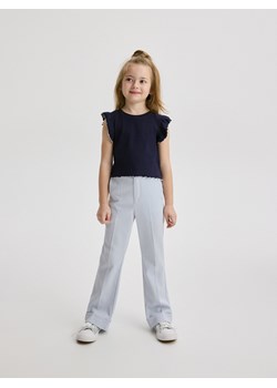 Reserved - Eleganckie spodnie flare - jasnoniebieski ze sklepu Reserved w kategorii Spodnie dziewczęce - zdjęcie 173286888