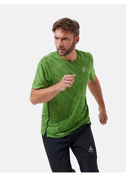 Odlo Koszulka &quot;Zeroweight Enginee&quot; w kolorze zielonym do biegania ze sklepu Limango Polska w kategorii T-shirty męskie - zdjęcie 173287276