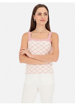 Dzianinowy top damski z logo L'AF Archi ze sklepu Eye For Fashion w kategorii Bluzki damskie - zdjęcie 173287569