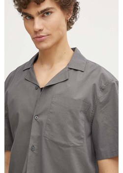 Hollister Co. koszula męska kolor szary regular z kołnierzykiem klasycznym KI325-4029 ze sklepu ANSWEAR.com w kategorii Koszule męskie - zdjęcie 173288229